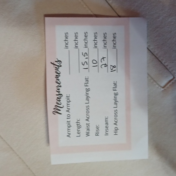 Chico's Cream Color Ankle Length Legging, Stretch, Like New - Picture 14 of 14